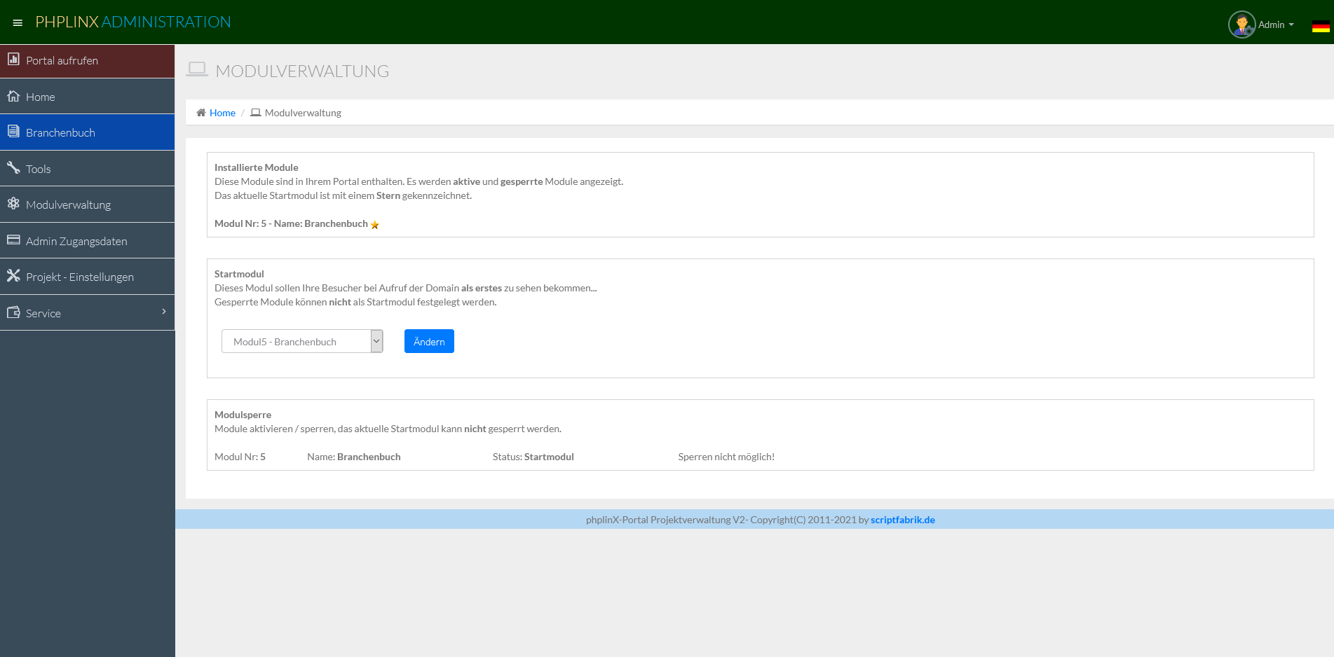Portalverwaltung V3