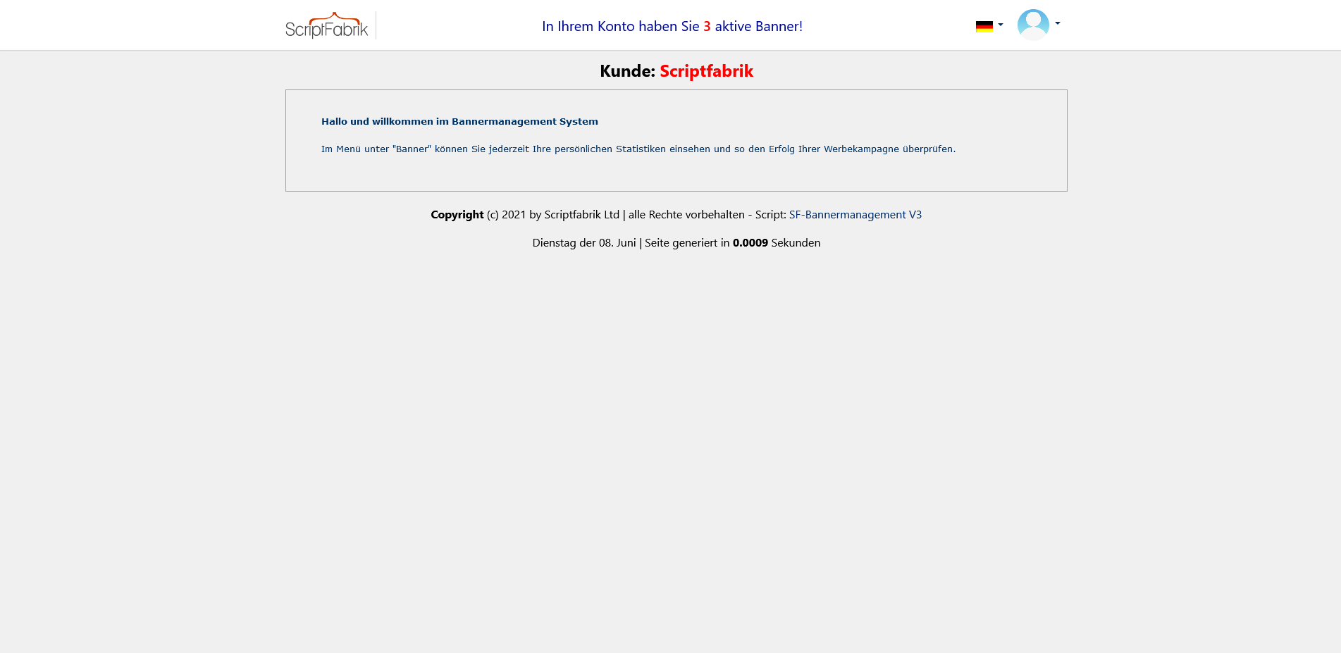 Bannermanagement System