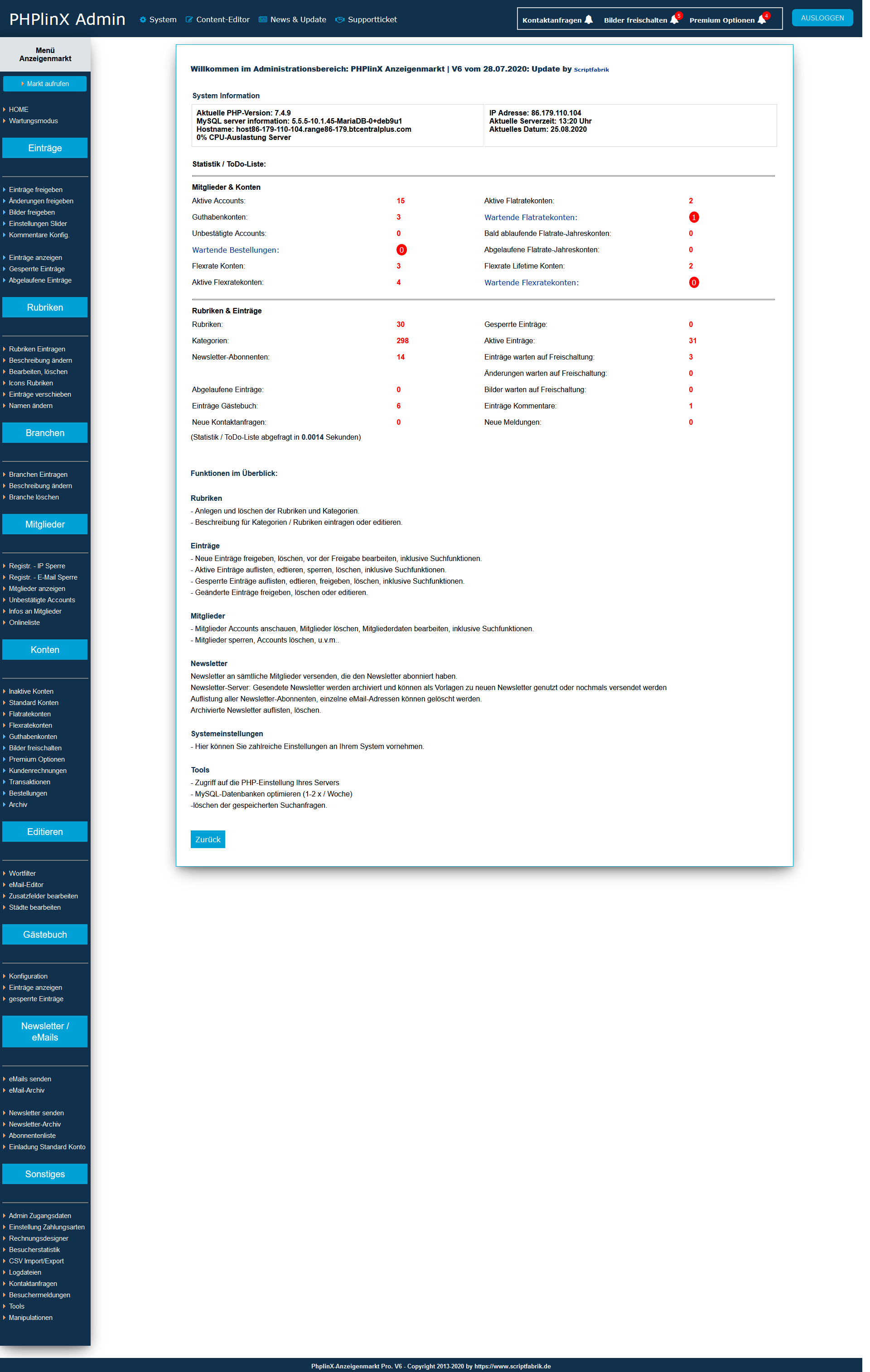 Resellerlizenz / Entwicklerlizenz für Anzeigenmarkt Pro V6.2.1