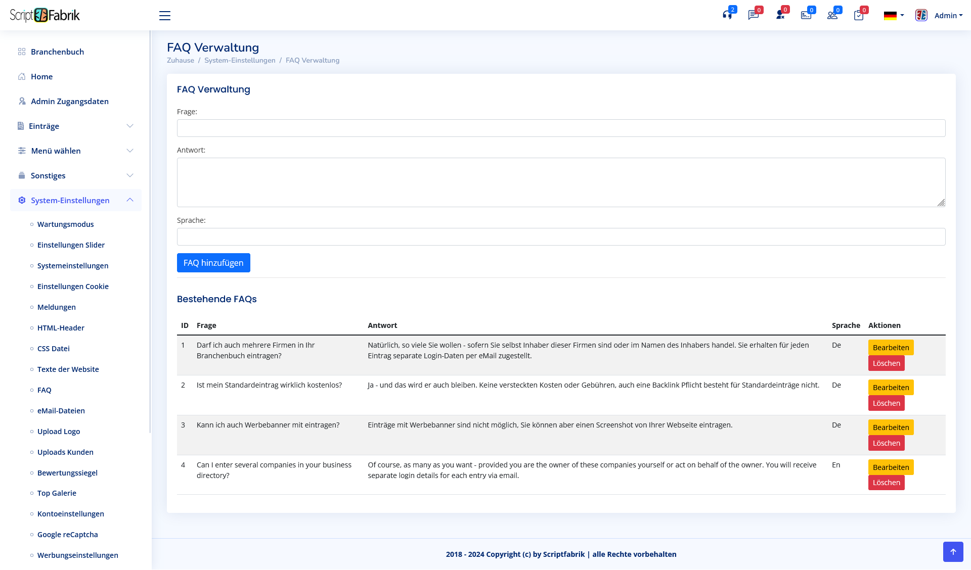 Branchenbuch Pro V3.3