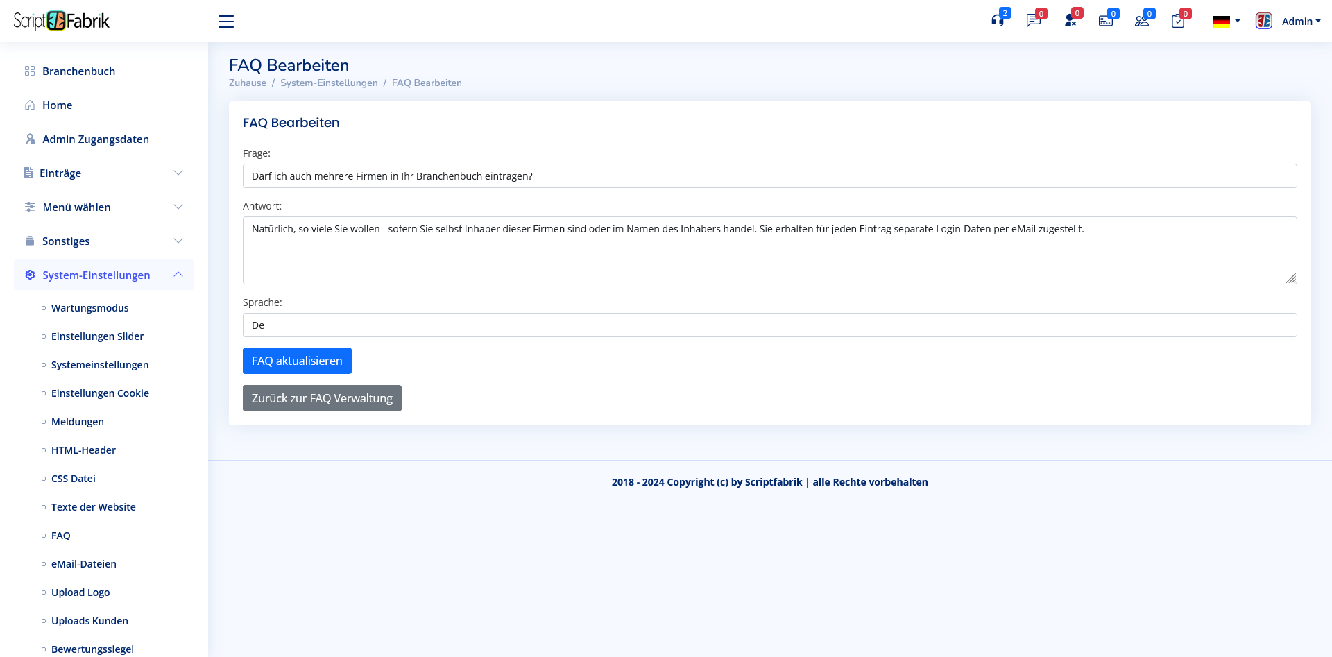 Branchenbuch Pro V3.3