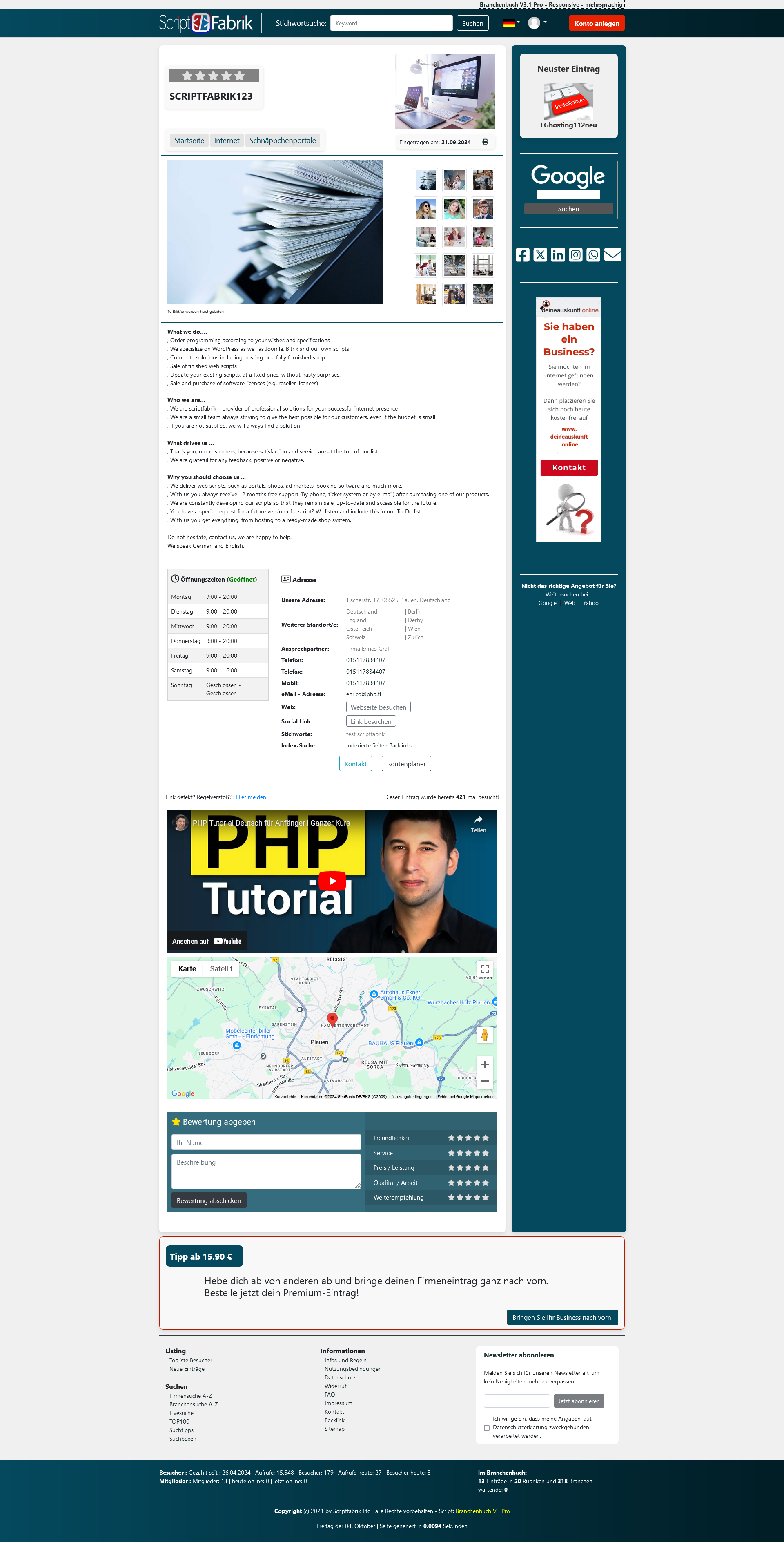 Branchenbuch Pro V3.3